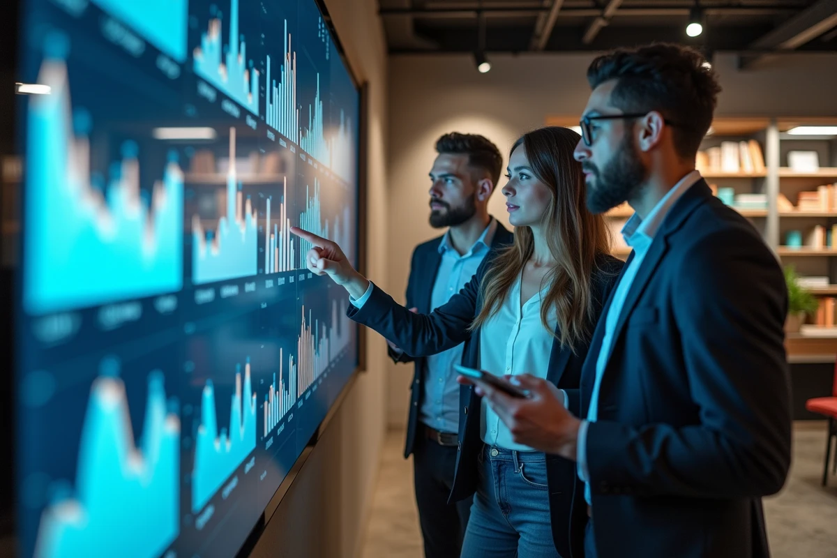 Groupe de professionnels collaborant autour d